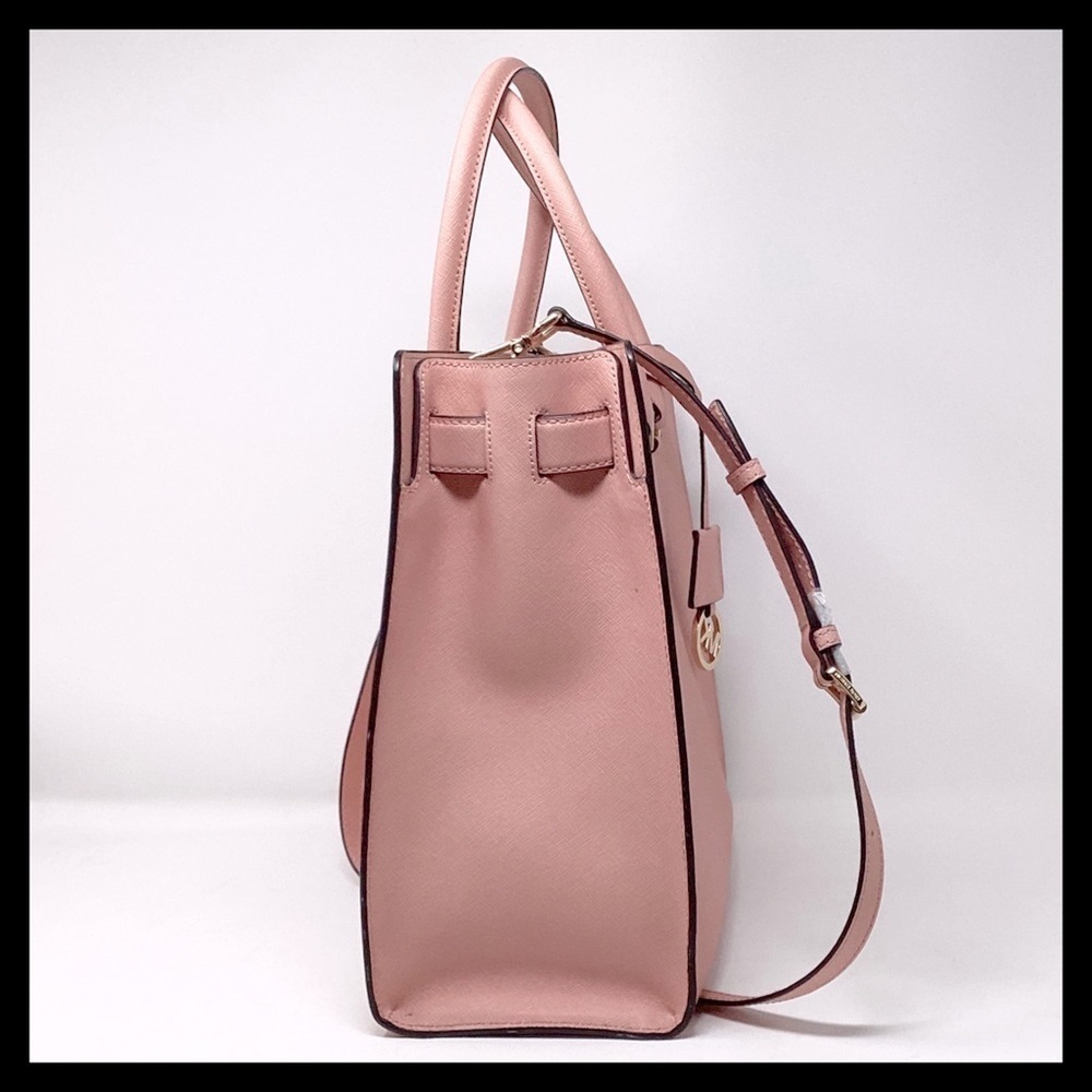 Michael Kors Dillon Large Top Zip Saffiano Leather Satchel - Picture 4 of 13